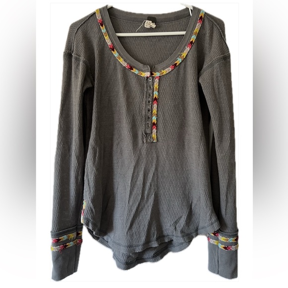 Free people waffle top - Picture 2 of 5